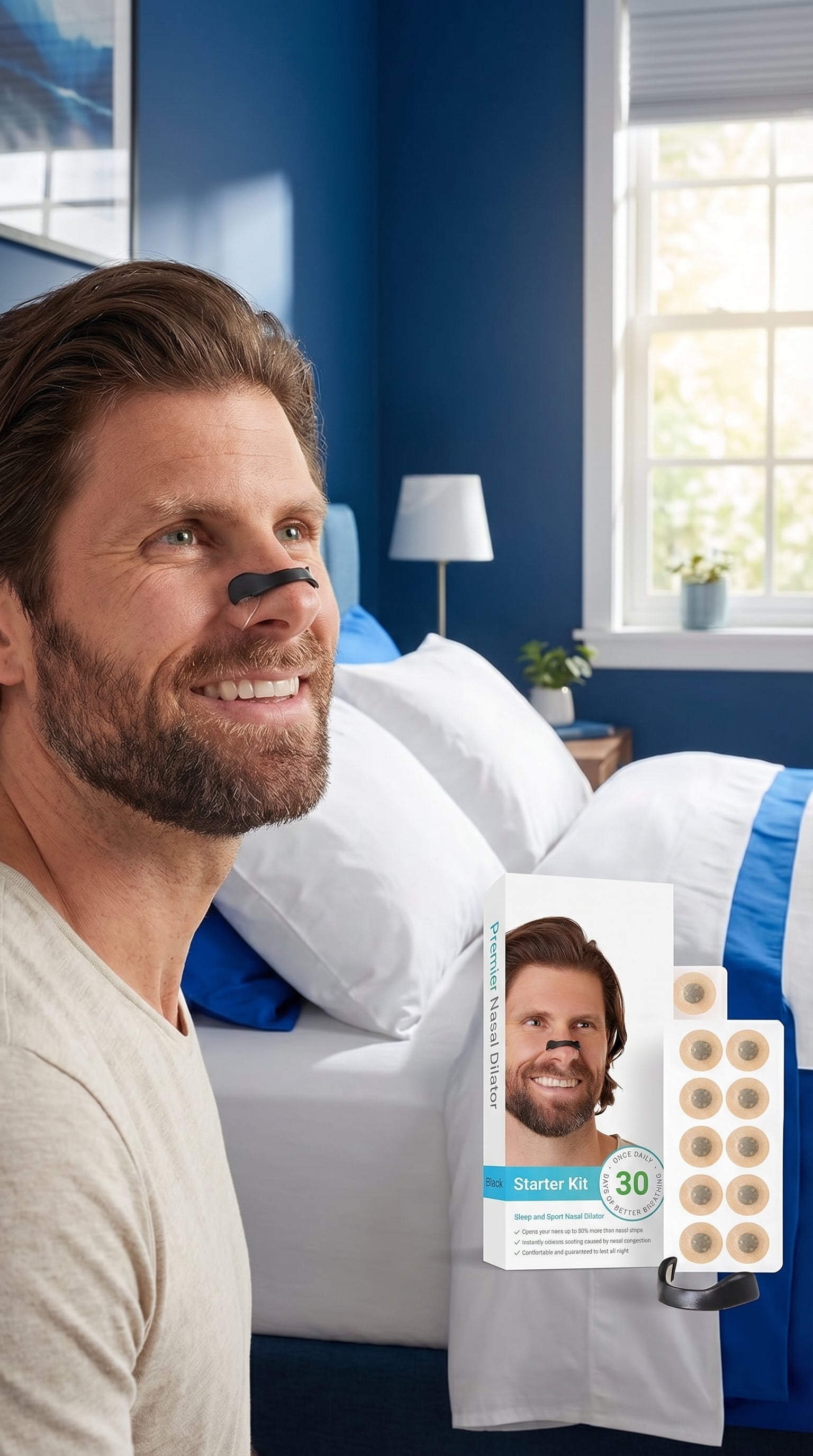 Dilatador nasal magnetico 30pcs